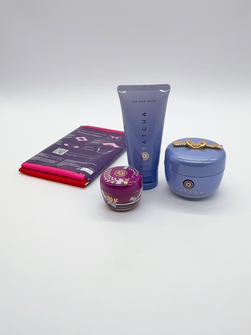 Dewy Skin & Lips Hydrating Ritual Set, Rice Wash, Dewy Skin Cream, Lip Mask new